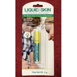 Chemence LIQUID SKIN Bandage .5 gm Tube- Quick Dry Waterproof Flexible Seal