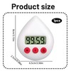 Digital Shower Timer, Bathroom Clock Water Drop Shape, Shower Clock,
