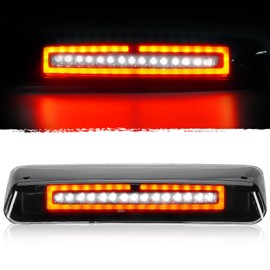 LED 3rd Brake Light for 2007-2010 Ford Explorer Sport Trac, 2004-2008 Ford F150, 2006-2008 Lincoln Mark LT, Third Center High Mount Stop Lamp (Chrome Housing + Smoke Lens) 7L3Z13A613B