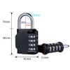 Zinc Alloy Combination Lock Waterproof Code Locker Heavy Duty Security
