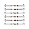 Lybunair 6Pcs RC Car Push Rod Aluminum Alloy Adjustable Push