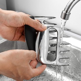 Garras de Carne, Divisor de Carne de Acero Inoxidable con Forma de Garra de Oso, Cortador de Pavo, Herramientas para Asar a la Parrilla para Triturar, Tirar, Entregar Carne de Cerdo, Pavo, Pollo