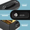 KYODOLED Fireproof Lock Box for Documents, Dual Combination and Key