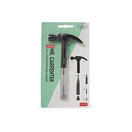 Legami HAMM0001 6 in 1 Multifunctional Hammer Black