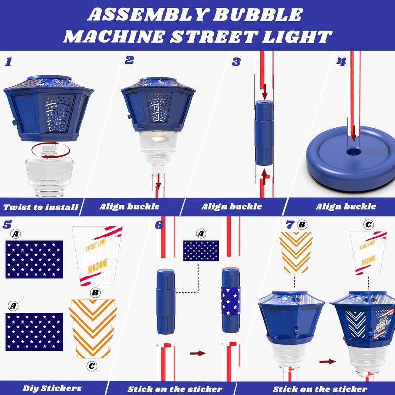 Bubble Machine for Kids Bubble Blower Maker with Lights and