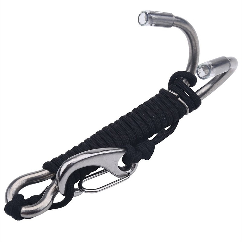 Tbest Reef Hook, Reef Hook, Diving, Double Stainless Steel Reef