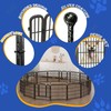 LFCREATOR Dog Playpen Outdoor/Indoor,32" Height 16 Panels Dog Fence,Dog Pen