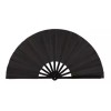 Oriental Abanico Pericón Grande Artístico Color Negro 5 Piezas+regalo