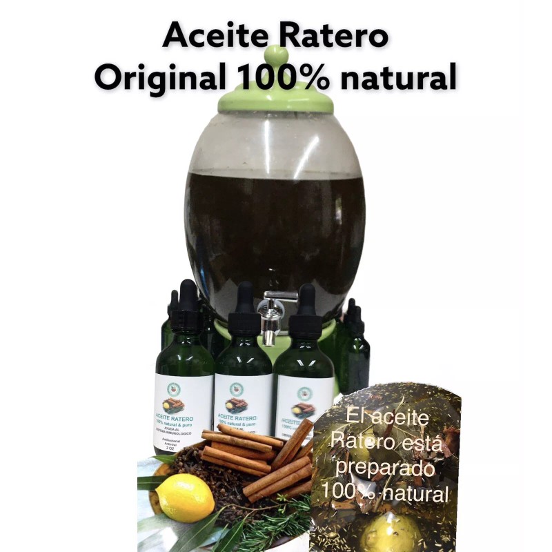 EMERALD LIFE AND BEAUTY Aceite Ratero Orgánico 1 Botella De