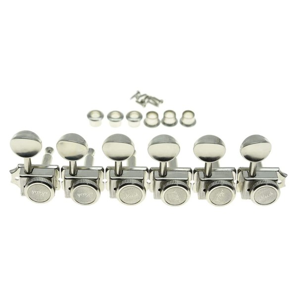 6 Inline Vintage Style Locking Tuners Guitar Tuning Keys Pegs