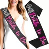 Til Death Do Us Party Sash - Real Crystal Rhinestone