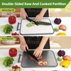 Treayes Titanium 2in1 Cutting Boards for Kitchen, Large Double Sided