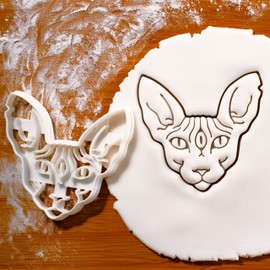 Sphynx Cat 3rd Eye Cookie Cutter 1 Piece. Bakerlogy