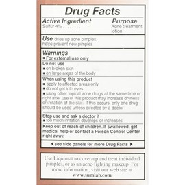 Liquimat Acne Treatment and Cover-Up Lotion Medium 1.50 oz (Pack of 6)