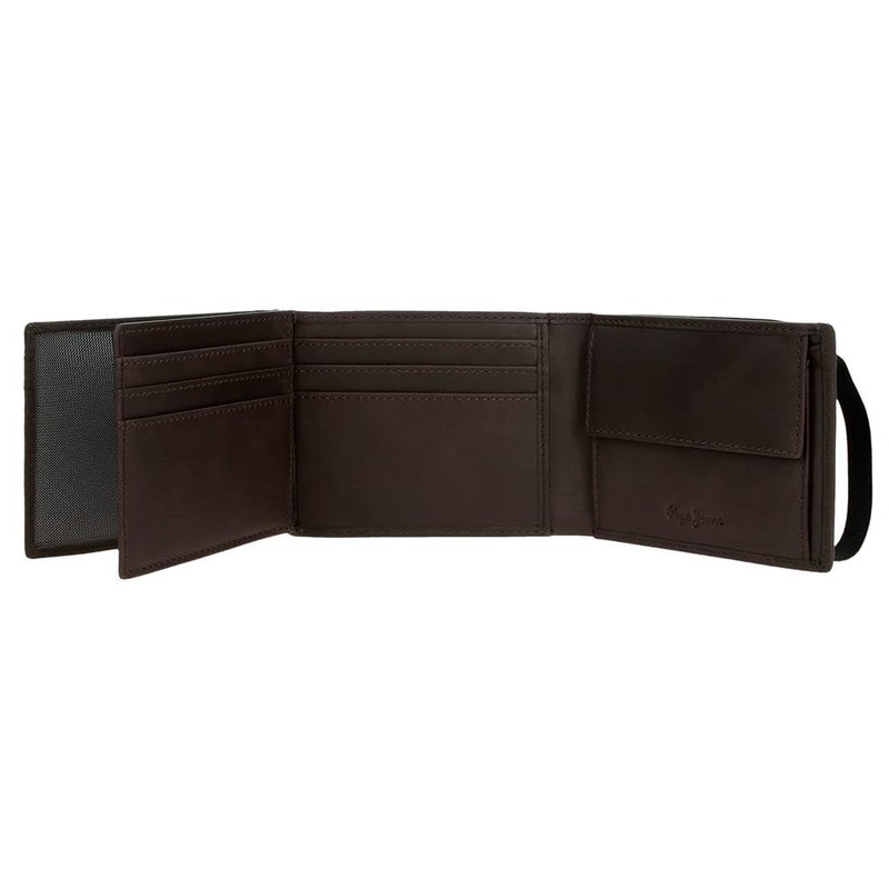 Pepe Jeans Deep Wallet, One Size, brown, purse