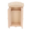 Dollhouse Miniature Wardrobe 1/12 Scale Double Door Dolls House Closet
