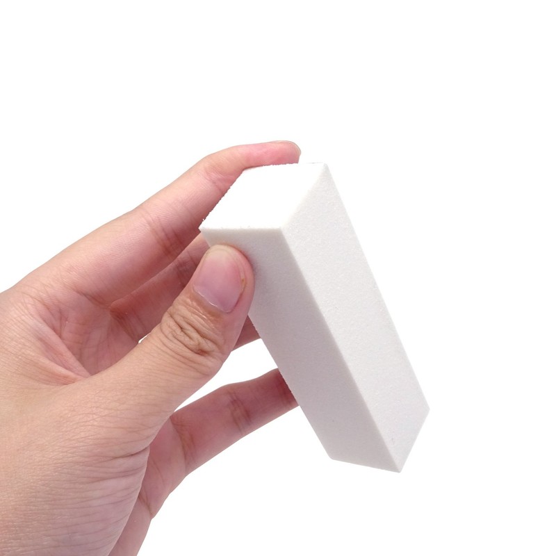 Honbay 10PCS White Nail Buffer Block for Acrylic and Natural