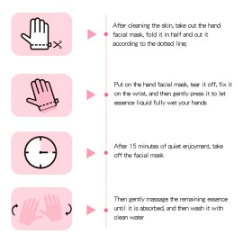 Set De 5 Mascarillas Para Manos Sadoer Con Niacinamida Y Leche De Cabra Hidratacin Profunda Antiarrugas Suavidad Y Blanqueamiento Para Piel Seca Y... 