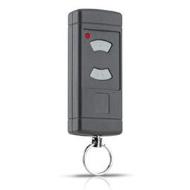 YuliSpy HSE2-40 Garage Door Opener Remote Control Compatible with Hormann 40.685MHz Gray Buttons HSM2-40, HSM4-40, HSE2-40, HSE4-40, HS2-40, HS4-40 Key Fob 1 Pack Mini 2 Buttons