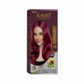 Creme Hair Color Permanent Hair Dye Color - With Improved Creme Formula for Gray Coverage Ammonia Free Hair Color Dye for Rich Bright Long lasting Hair Color (Burgundy, 3.04 Fl Oz) - Pack Of 2