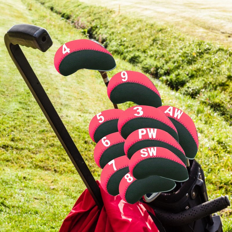 Golf Iron Head Covers Neoprene with Numbers Printed Value 10