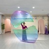 2pcs Worship Flags for Dance Church Praise - Semicircle Angel
