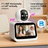 KEENLUK 4.3" Smart Home Camera: 1080P HD Video, Two-Way Video