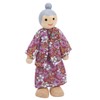 Family Doll Figures Pine Miniature People Toy Set Ornament Educational