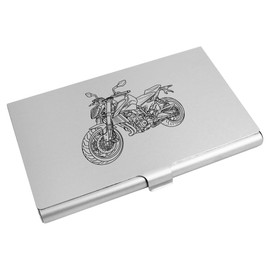 Azeeda 'Dirtbike Motorcycle' Business Card Holder/Credit Card Wallet (CH00040569)