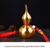 Gourd Pendant Brass Material Calabash Shape Decoration Auspicious Crafts with