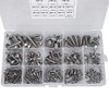180 Pieces M3 M4 M5 M6 Stainless Steel Flat Head