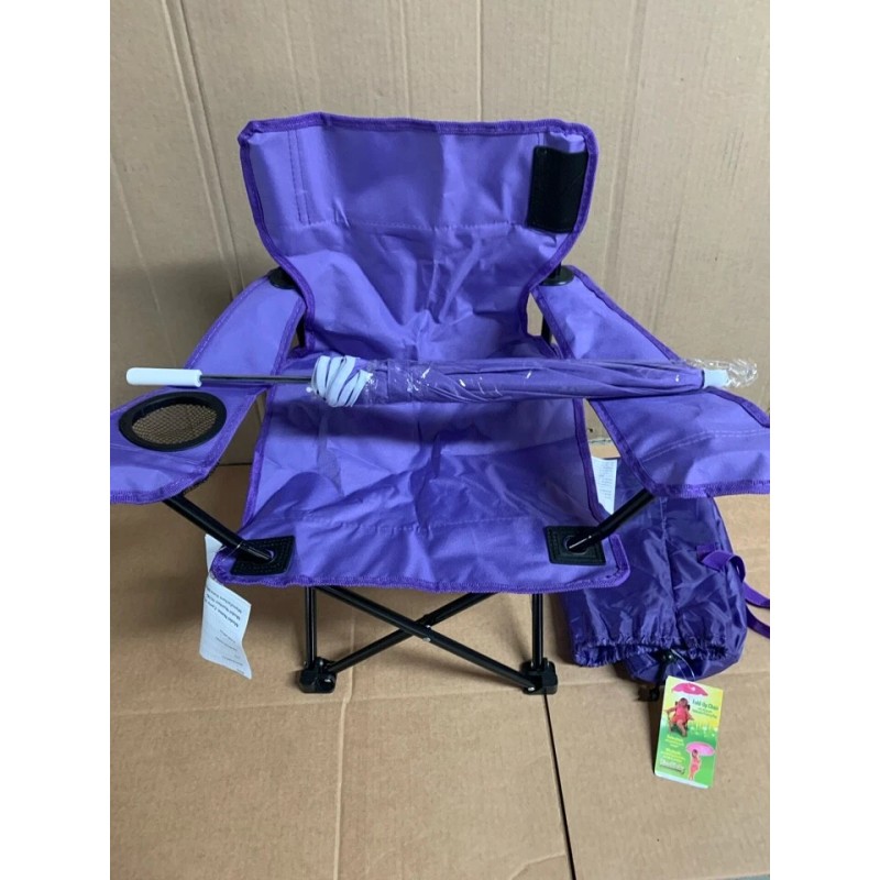 Redmon ALL-SEASON Umbrella Chair fold-up chair w/Matching Shoulder Bag purple