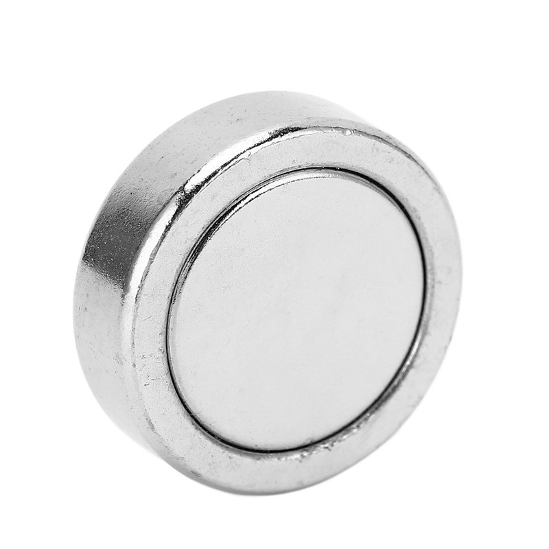 20Pcs Silver Neodymium Pot Magnet Base NdFeB Magnet Nickel Plating
