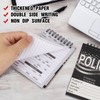 PruQuaiy 3 Pcs Public Safety Police Field Interview Notebook Report
