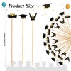 100 Pcs Graduation Cocktail Picks Irish 4.7 Inch Bachelor Hat