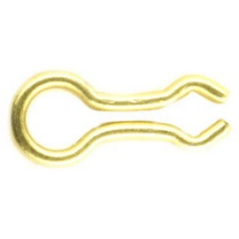 Brad's Killer Fishing Gear Brass Sinker Eyes - Brass, 1, 100 Pack