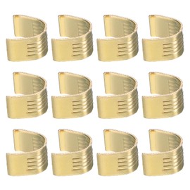QUARKZMAN Pack of 12 Belt Clips 2GT Copper Buckle, Wire Cable Connector, Wire Cable Terminal, 3D Printer Accessories for 6 mm Wide Open Timing Belt