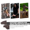 Levemolo Leather Axe Sheath Camp Axe Head Protector Easy Snap