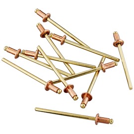 Connex COXT197306 Copper/Bronze Blind Rivets, Brown/Gold, 3.2 x 6 mm, Set of 50 Piece