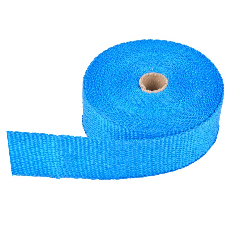 NATGIC 15M Car Motorcycle Exhaust Heat Wrap Tap Header Glassfiber