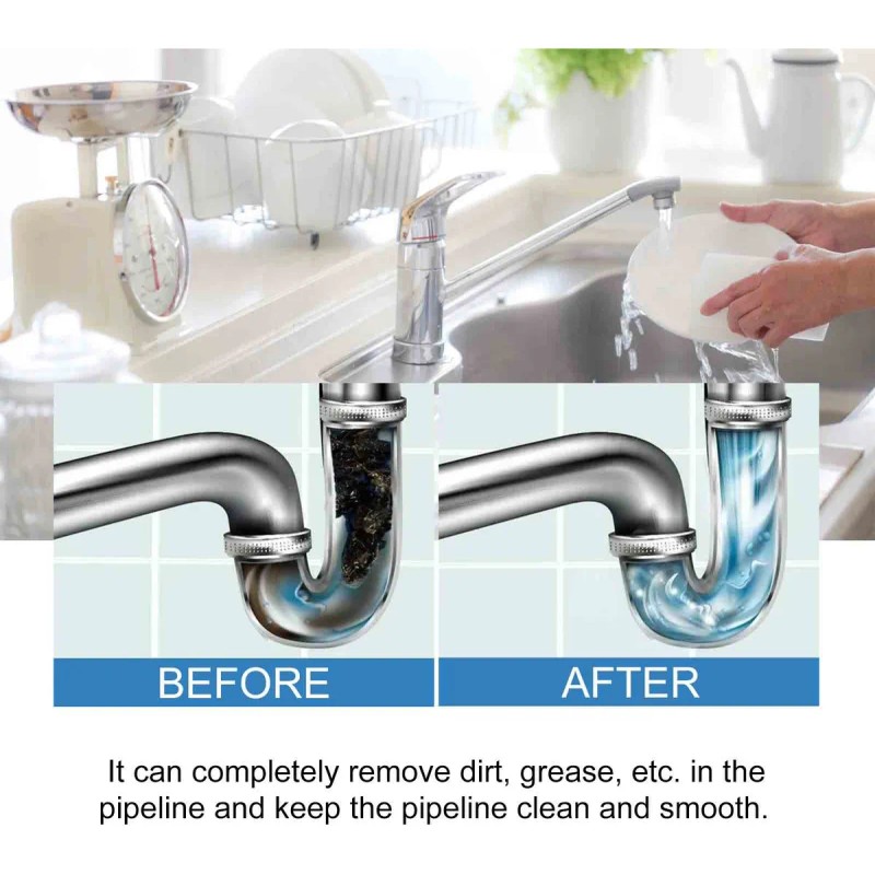 Tabletas Efervescentes Para Limpieza De Obstrucciones De Alc