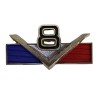 JeepsterMan "V8" Emblem for the 304, 1972-1973, Jeep Commando C104