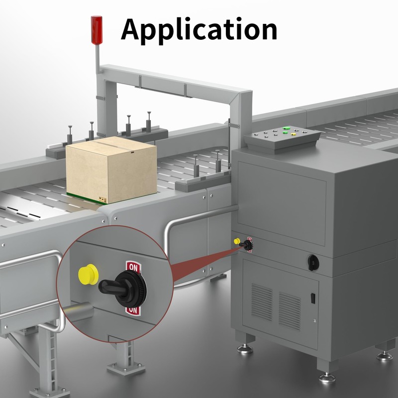 DaierTek Latching Reverse Polarity Switch 12V 30A 3 Position Toggle