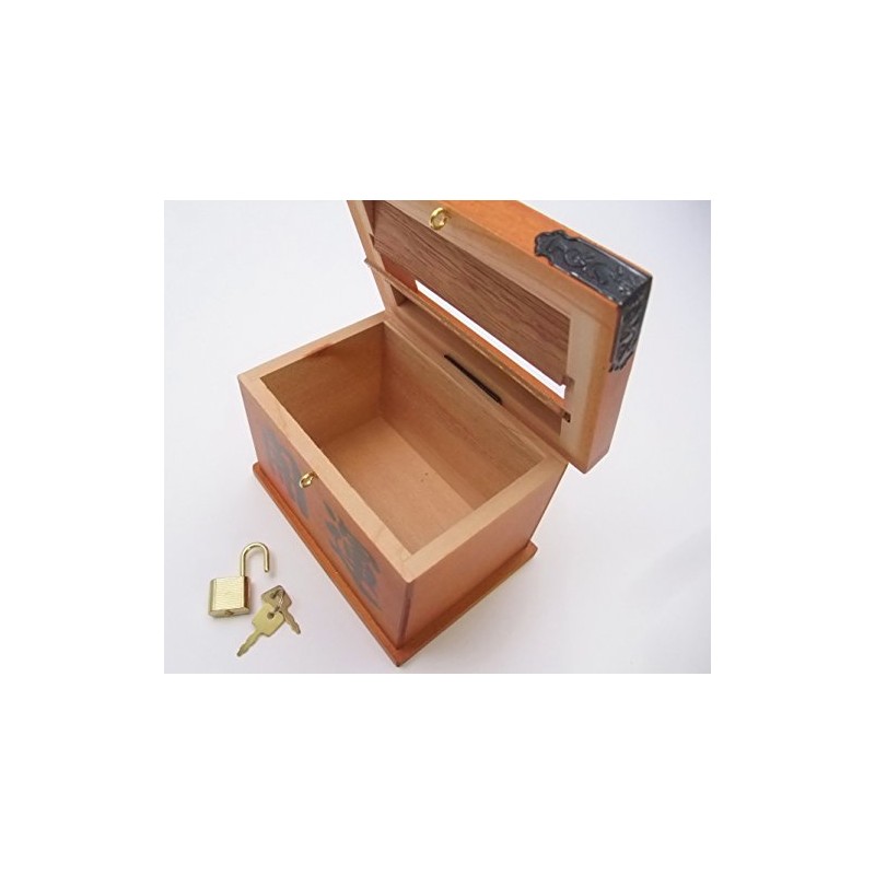 Money Box bs221 Lucky Wooden Money Box