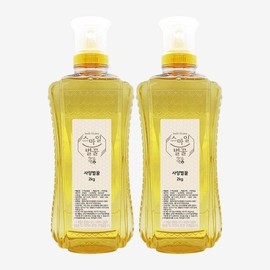 스마일벌꿀 사양벌꿀 2kg(튜브형) x 2개 Smile Honey Specialized Bee Honey 2kg (Tube Type) x 2 pieces