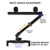 TOCCOOL Car Vanity Mirror with Lights for Dual-Post Headrests, 11"