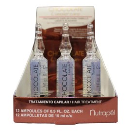 12 Ampolletas Chocolate Lassio Care Nutrapel