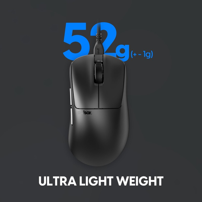 Pulsar Gaming Gears Xlite Wired Gaming Mouse, Ultra Lightweight 1.83