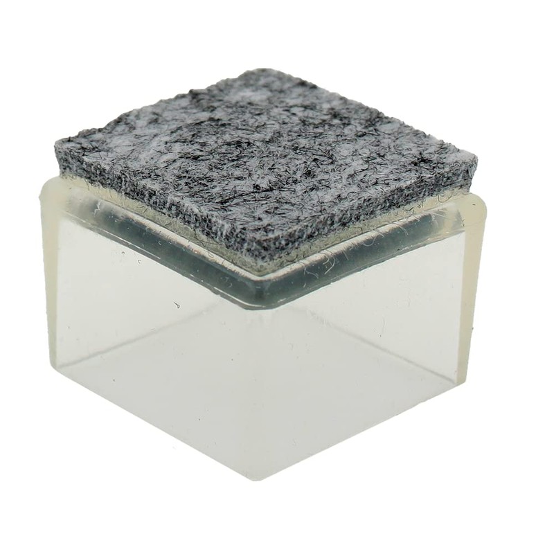 Lifeswonderful - Transparent Clear Flexible Square Feet with Felt Pad