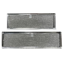 Air Filter Factory Grease Filter S97009787 Replacement For Broan 97009787, 1172545 Aluminum Mesh Downdraft Filters Stove Vent Screens 2-Pack